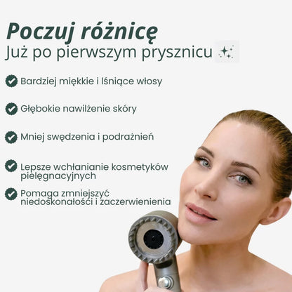 HYDROLUXE™ – Usuwa chlor i kamień z Twojego prysznica