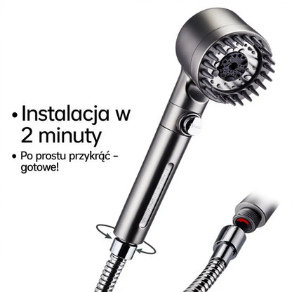 HYDROLUXE™ – Usuwa chlor i kamień z Twojego prysznica